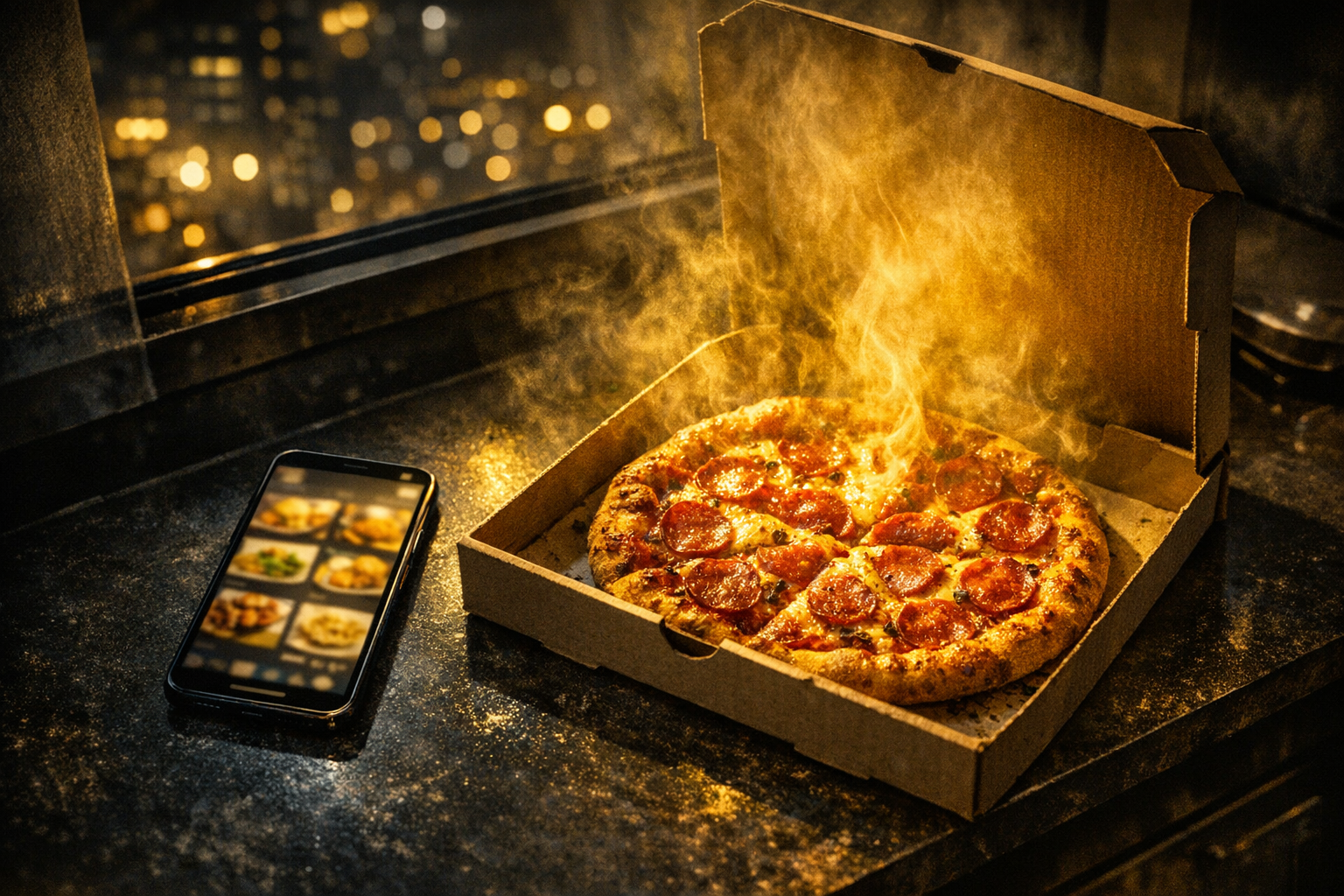Why pizza is ideal for fast delivery
